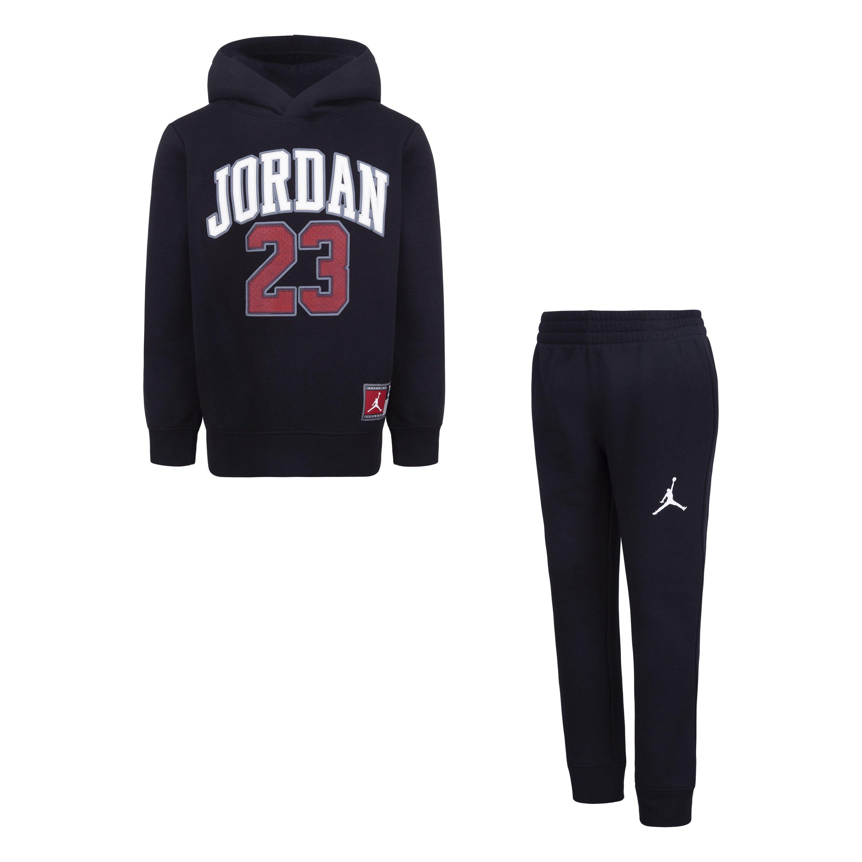 Jordan Little Boys' 23 Fleece Hoodie Set - Black